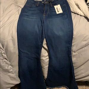 High waist bell bottoms!